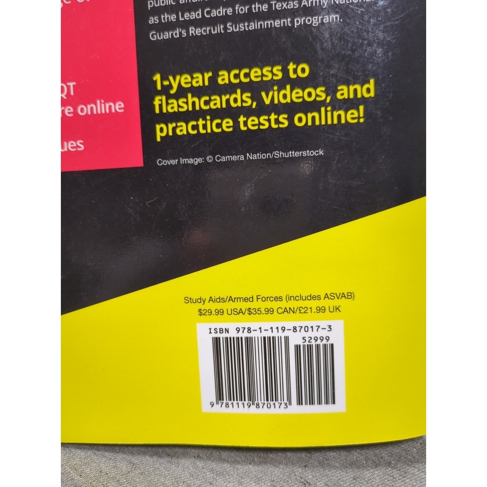 ASVAB For Dummies‎ 2022-2023 + Online Practice Tests, Video, Flashcards - Picture 14 of 16